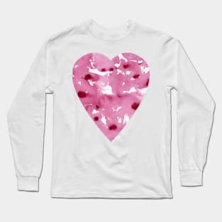 Poppies (heart) Long Sleeve T-Shirt